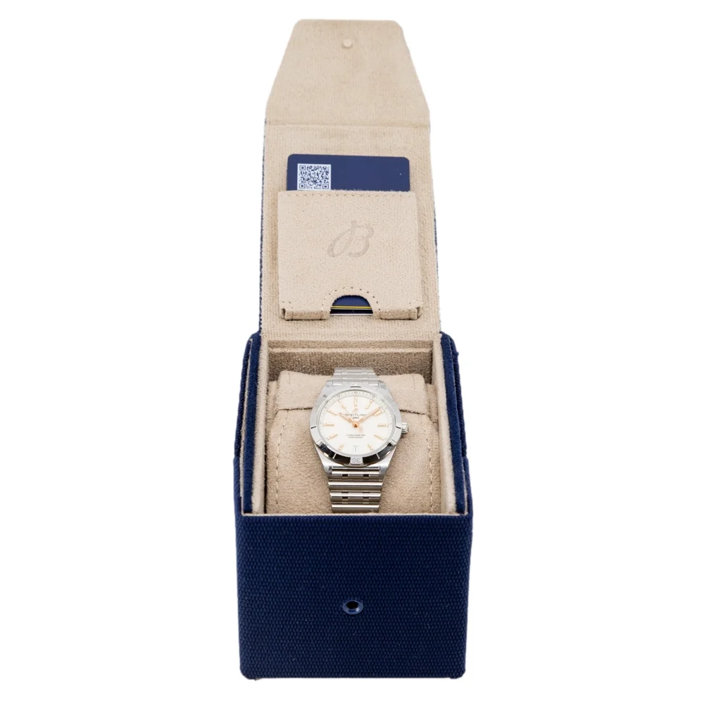 Breitling Ladies A10380101A2A1 Chronomat Diamond Set - Image 8