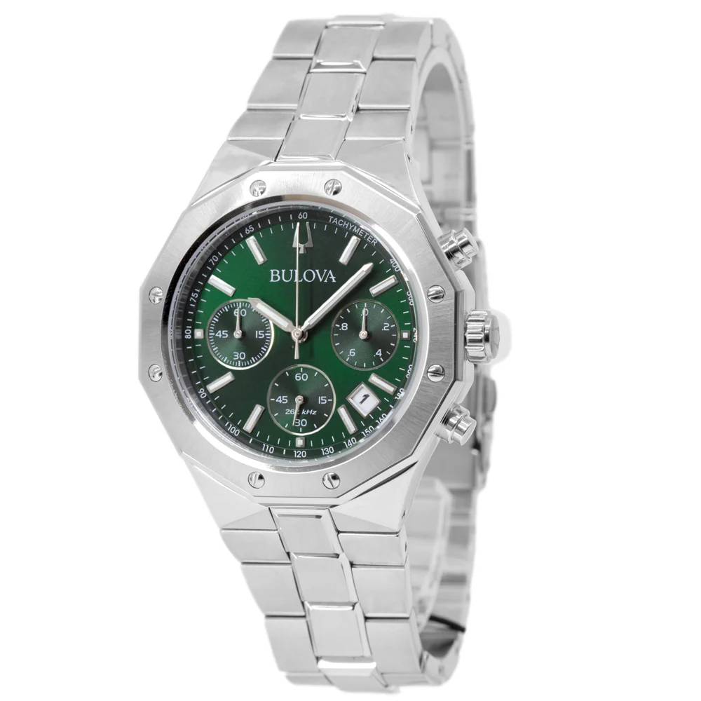 Bulova 96B409 Octagon Chronograph Quartz Men's Watch
