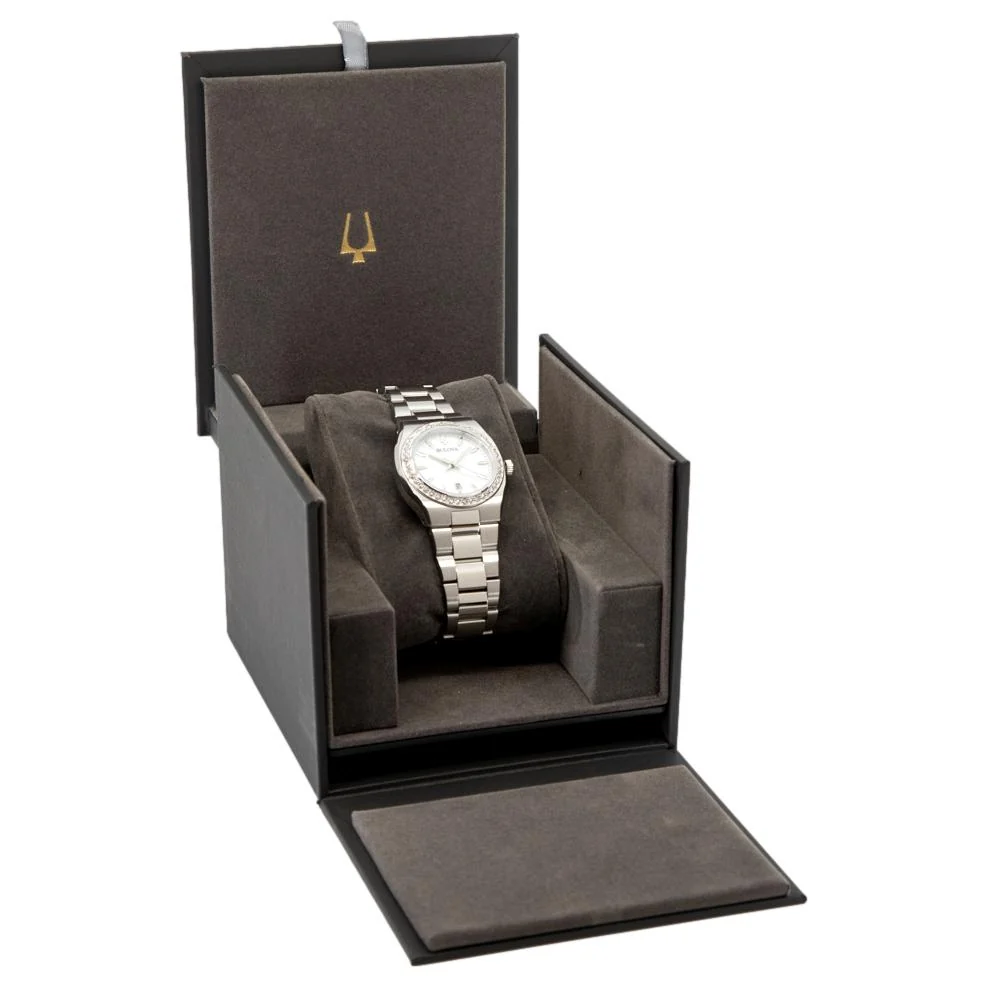 Bulova 96R245 Surveyor Lady Quartz Woman's Watch - Image 8