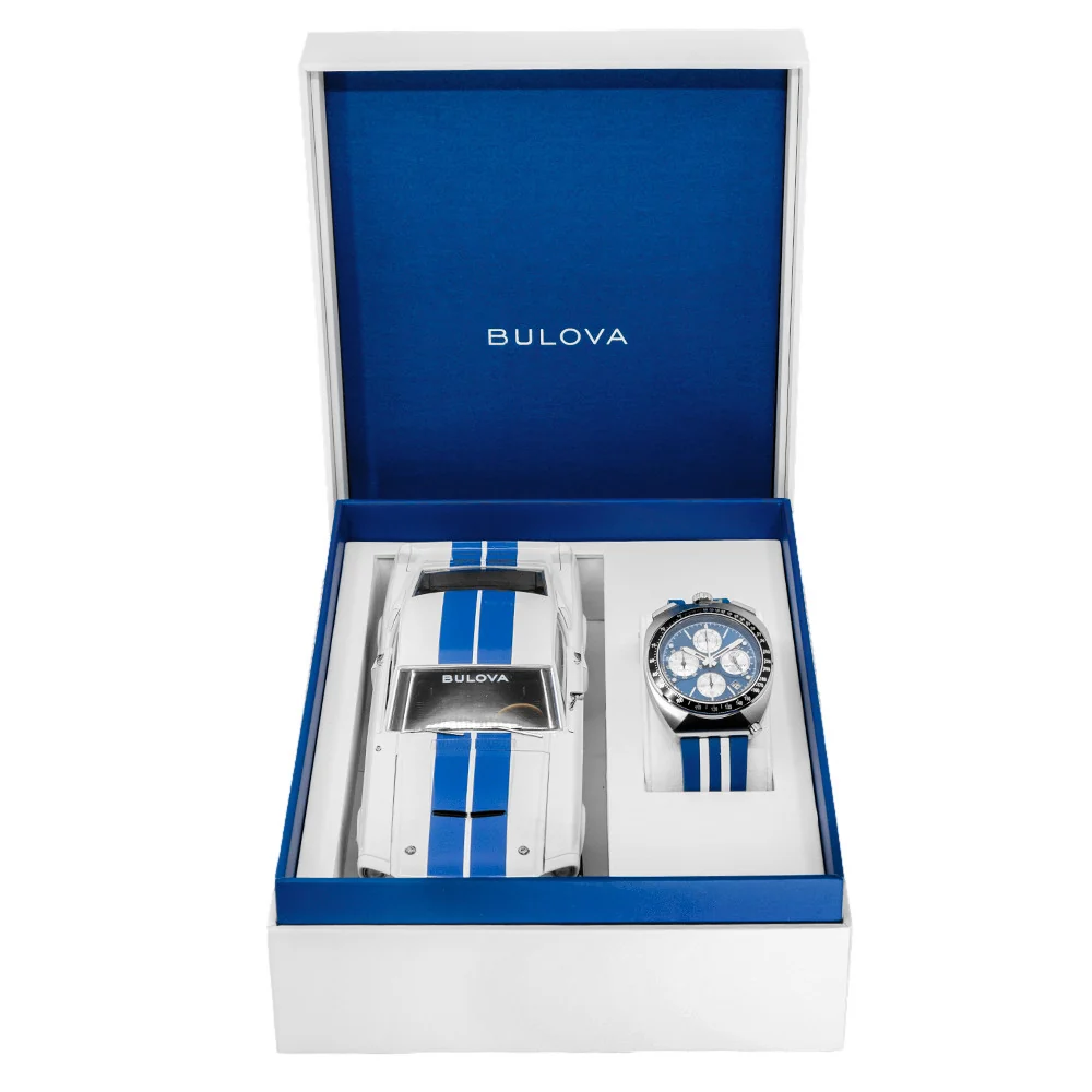 Bulova 98B452 Shelby Racer Chronograph Quartz Men's Watch Limited Edition - Image 8