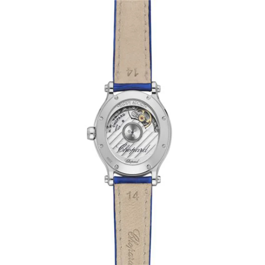 Chopard Ladies 278602-3001 Happy Sport Silver Dial Watch - Image 3