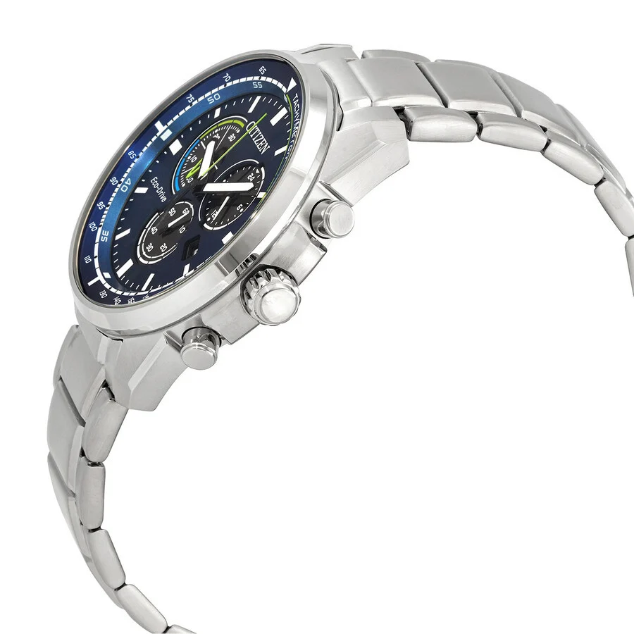 Citizen Men's AT1190-87L Chono Active Blue Dial Watch - Image 4