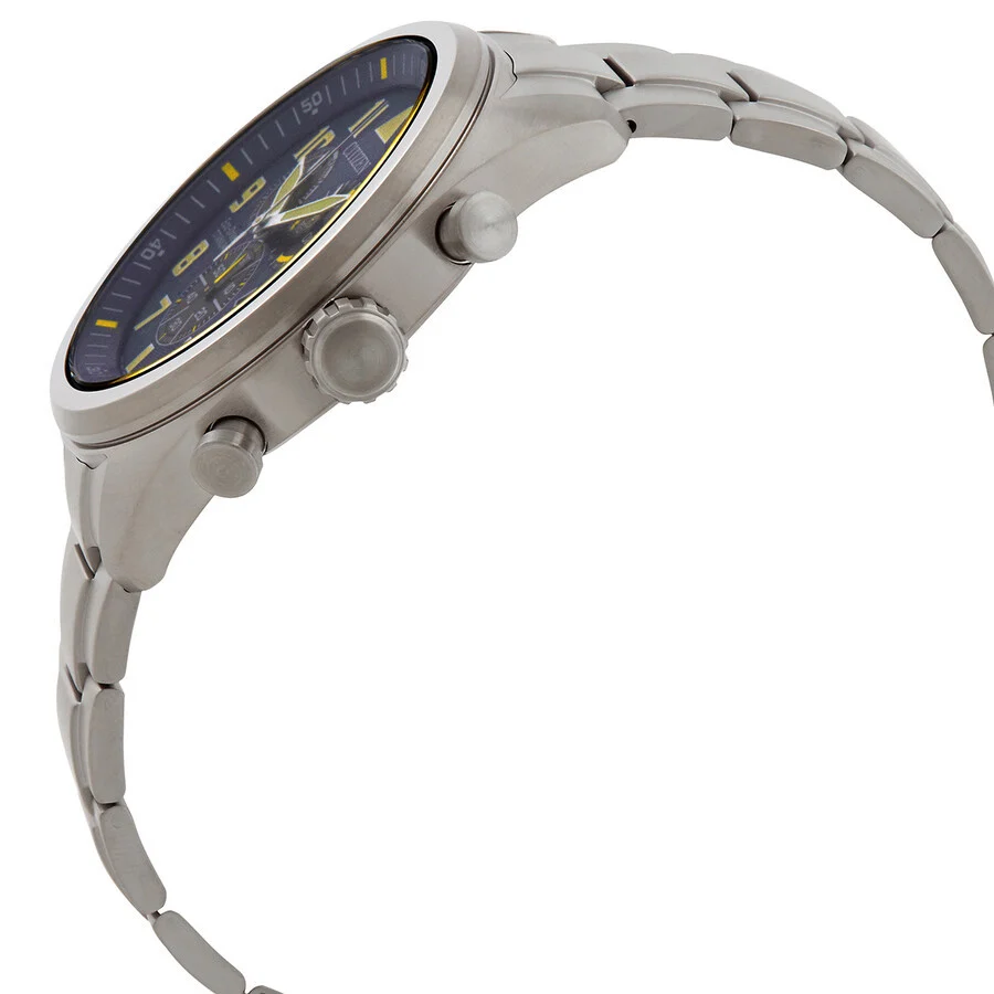 Citizen Men's AT2480-81L Crono Super Titanio 2480 Eco Drive - Image 4