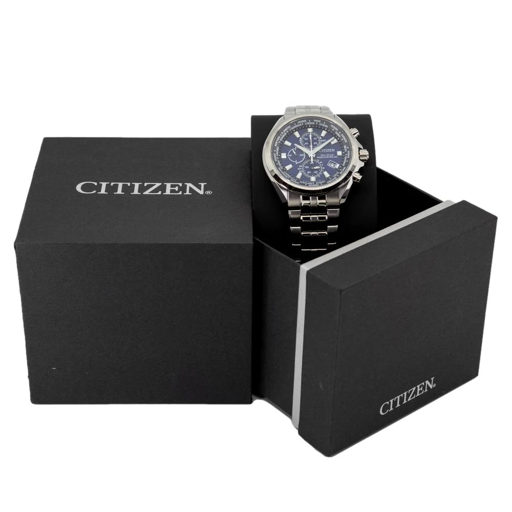 Citizen Men's AT8200-87L Chrono Sport Blue Dial Watch - Image 6