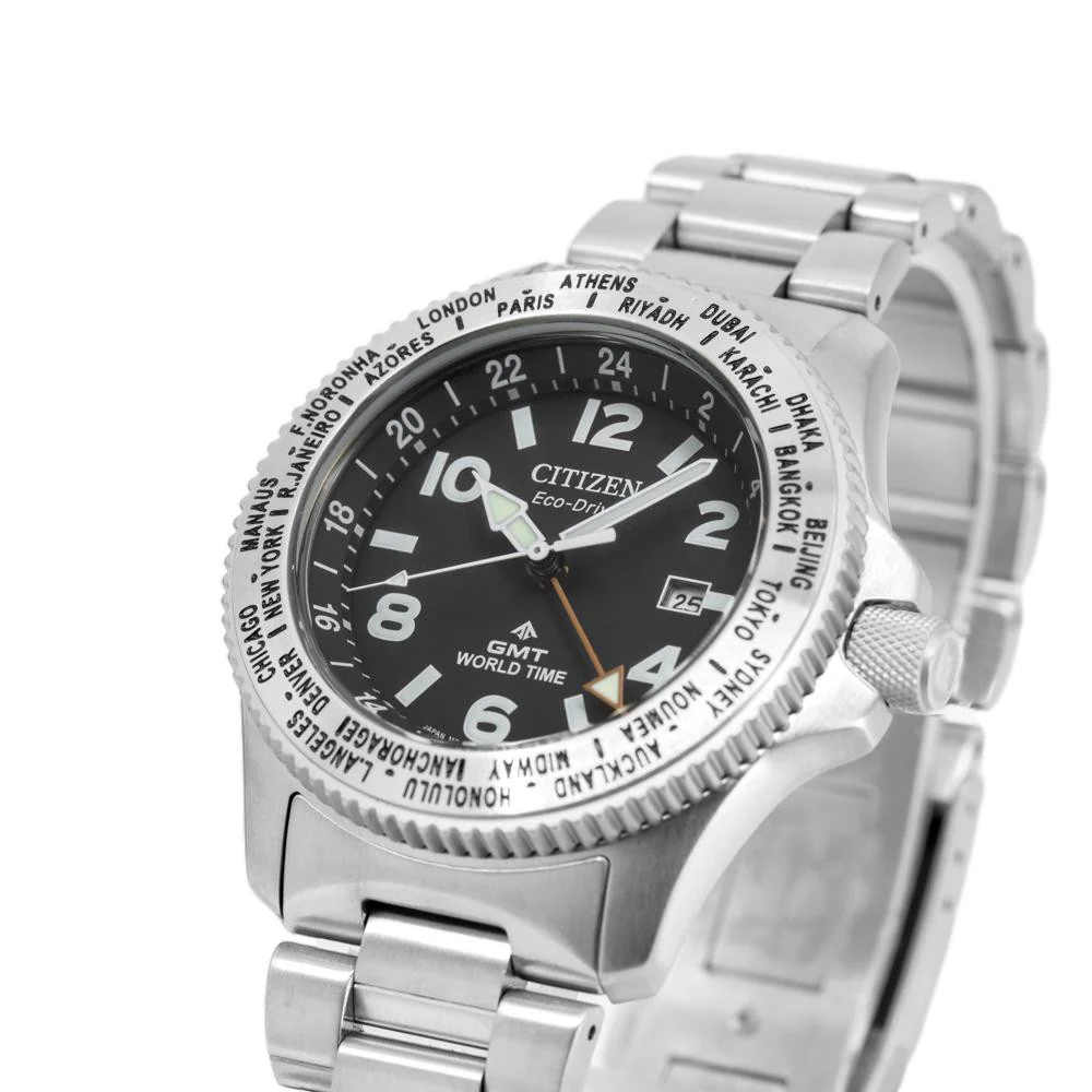 Citizen Men's BJ7100-82E Promaster Eco-Drive GMT Watch - Image 7