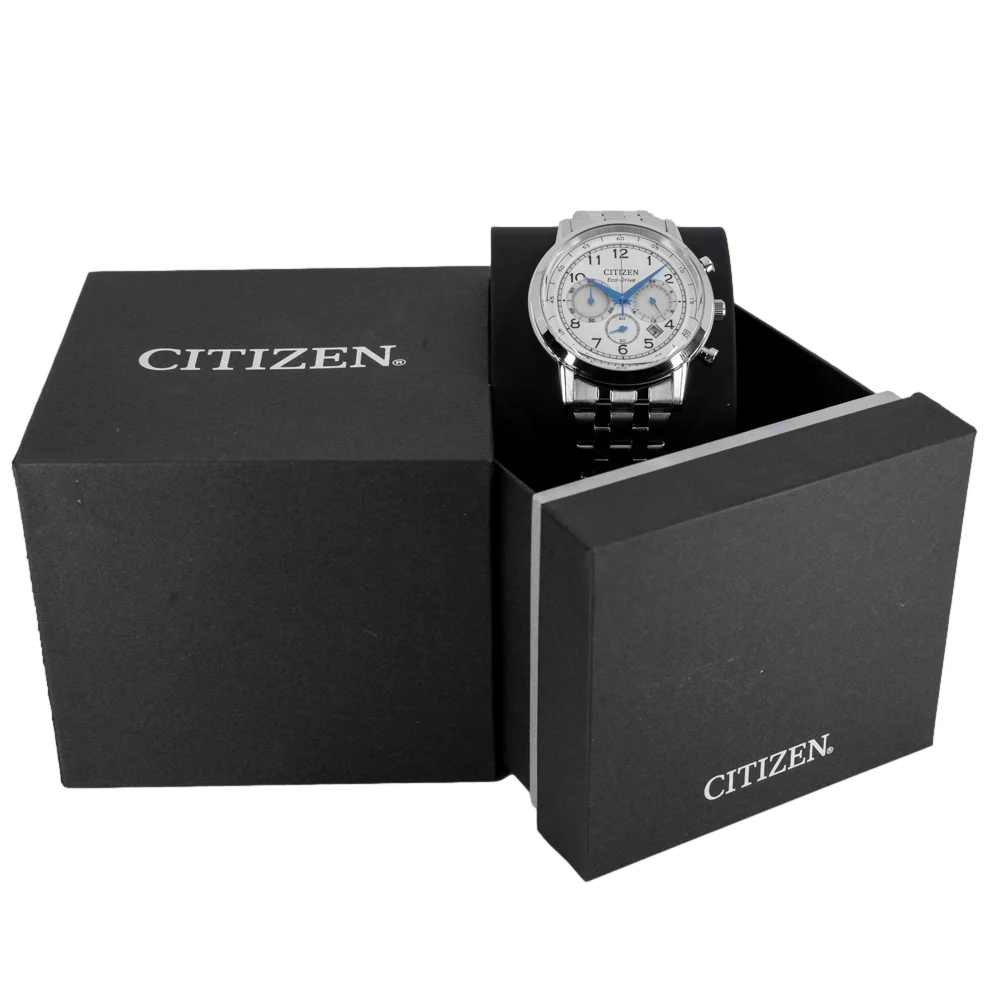 Citizen Men's CA4630-53A 42mm Eco-Drive Chronograph - Image 7