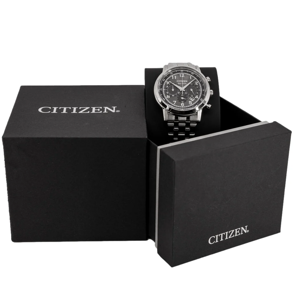 Citizen Men's CA4630-53E Classic 42mm Eco-Drive Chronograph - Image 7