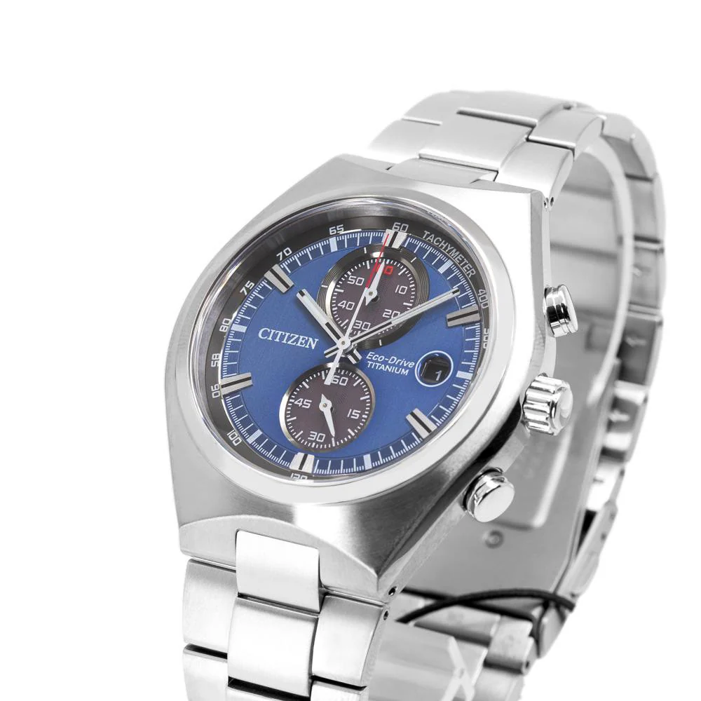 Citizen Men's CA7090-87L Super Titanium Chrono Eco-Drive - Image 7