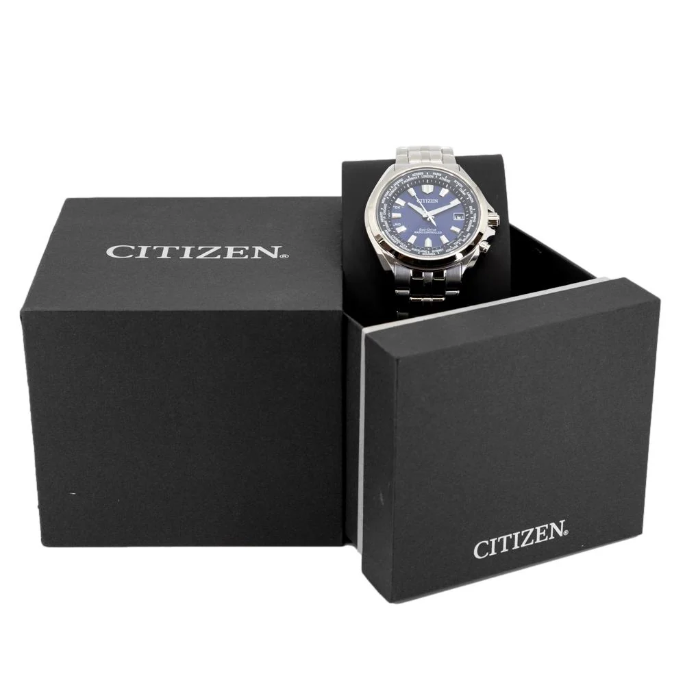 Citizen Men's CB0220-85L Super Titanium Blue Dial Watch - Image 6