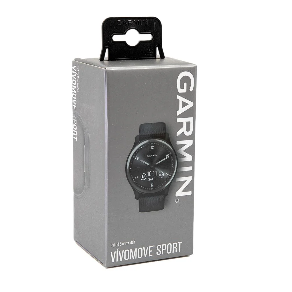 Garmin 010-02566-00 vívomove® Sport Black Smartwatch - Image 6