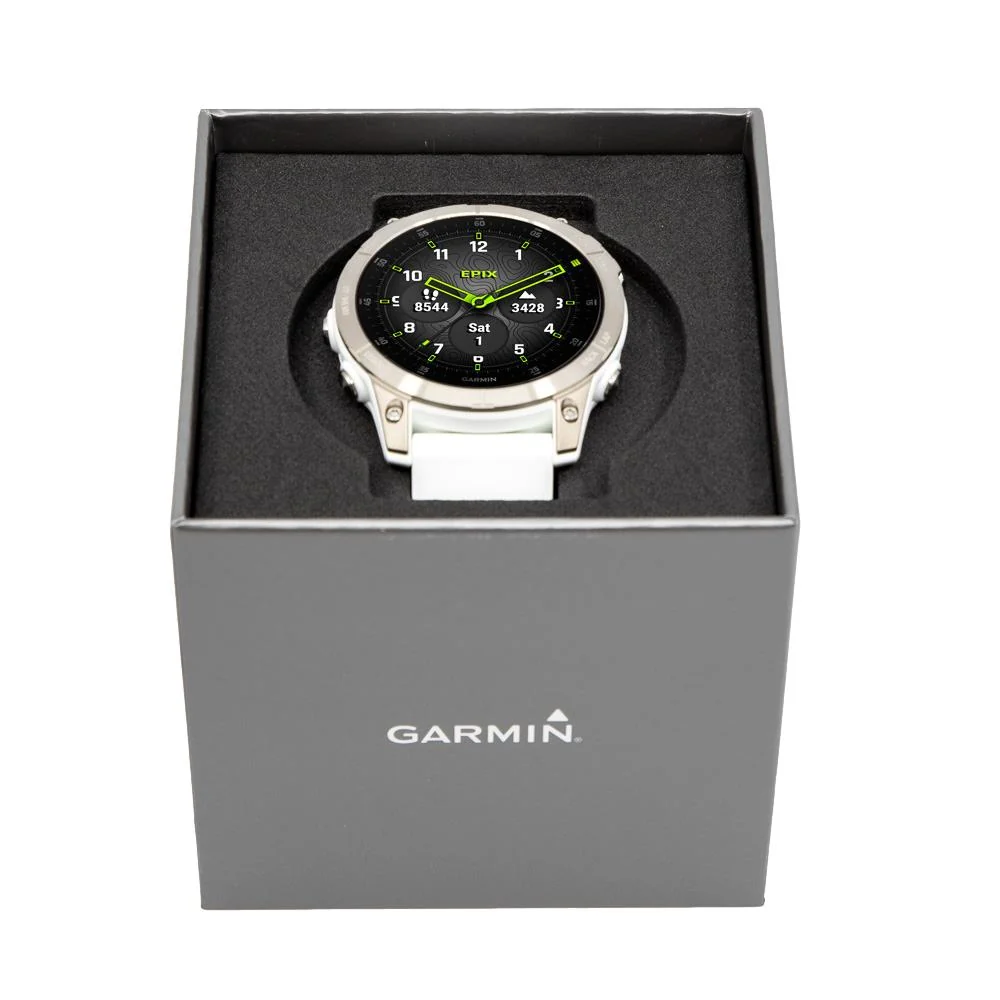 Garmin 010-02582-21 epix™ Sapphire - White Titanium - Image 7
