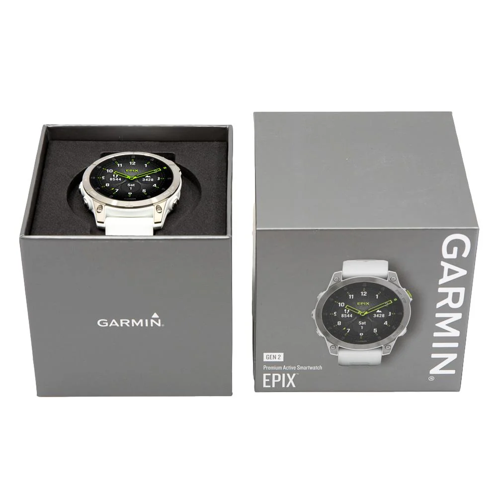 Garmin 010-02582-21 epix™ Sapphire - White Titanium - Image 8