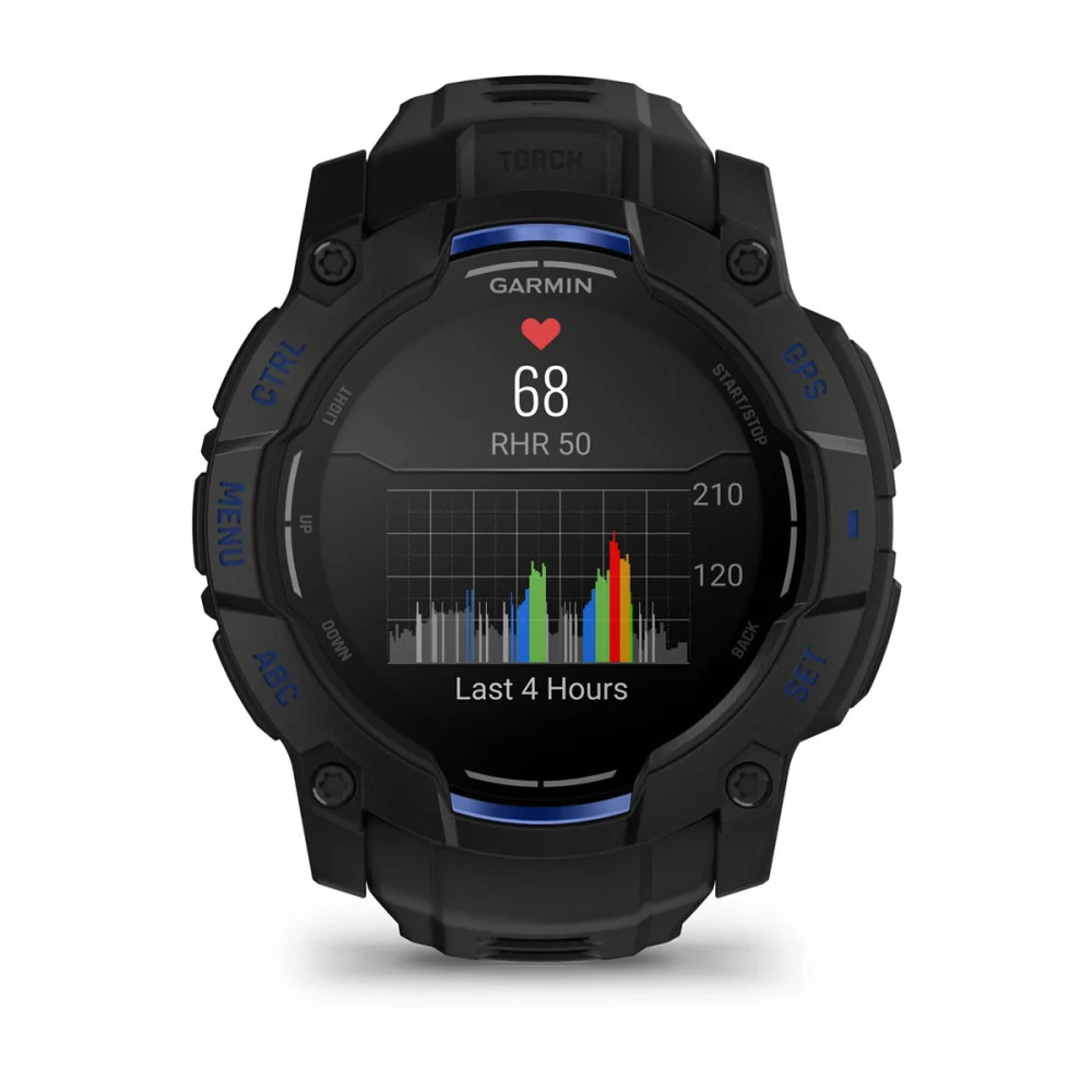 Garmin 010-03020-03 Instinct® 3 – 50 mm, AMOLED Quartz Men's Watch Limited Ed. - Image 5