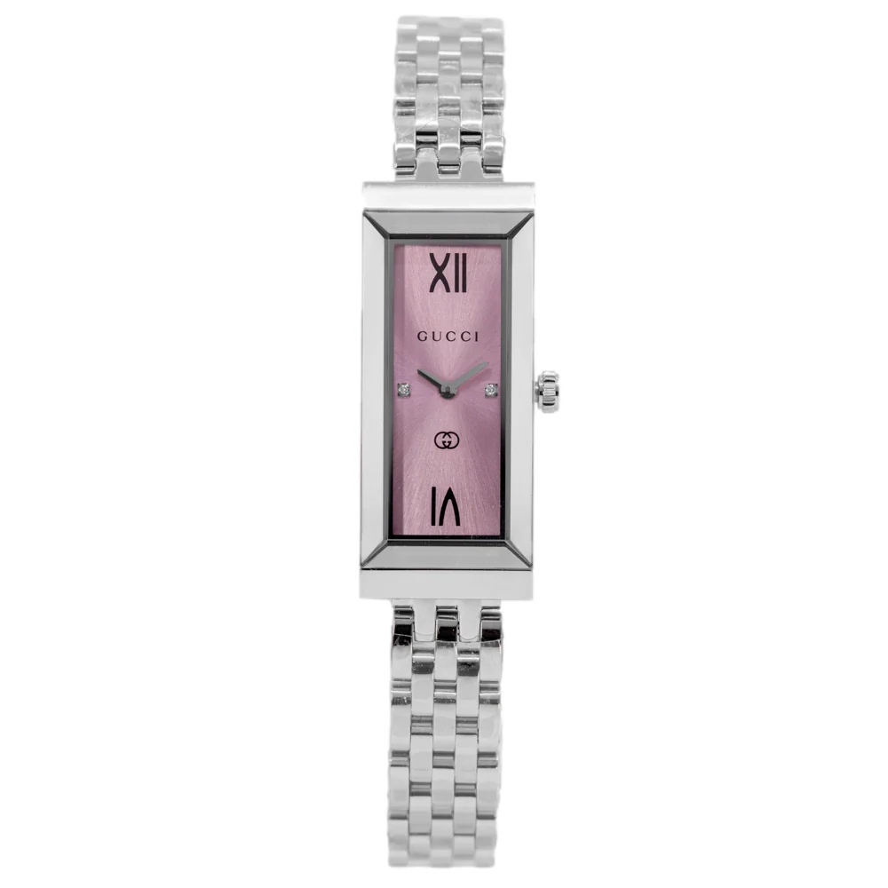 Gucci Women's YA127516 G-Frame Diamonds Quartz - Image 3