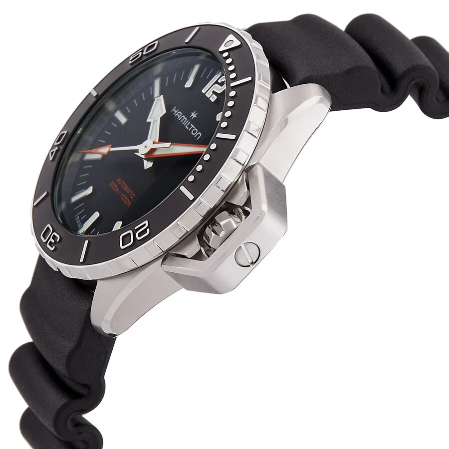 Hamilton H77455330 Khaki Navy Automatic Frogman Auto Men's Watch - Image 4