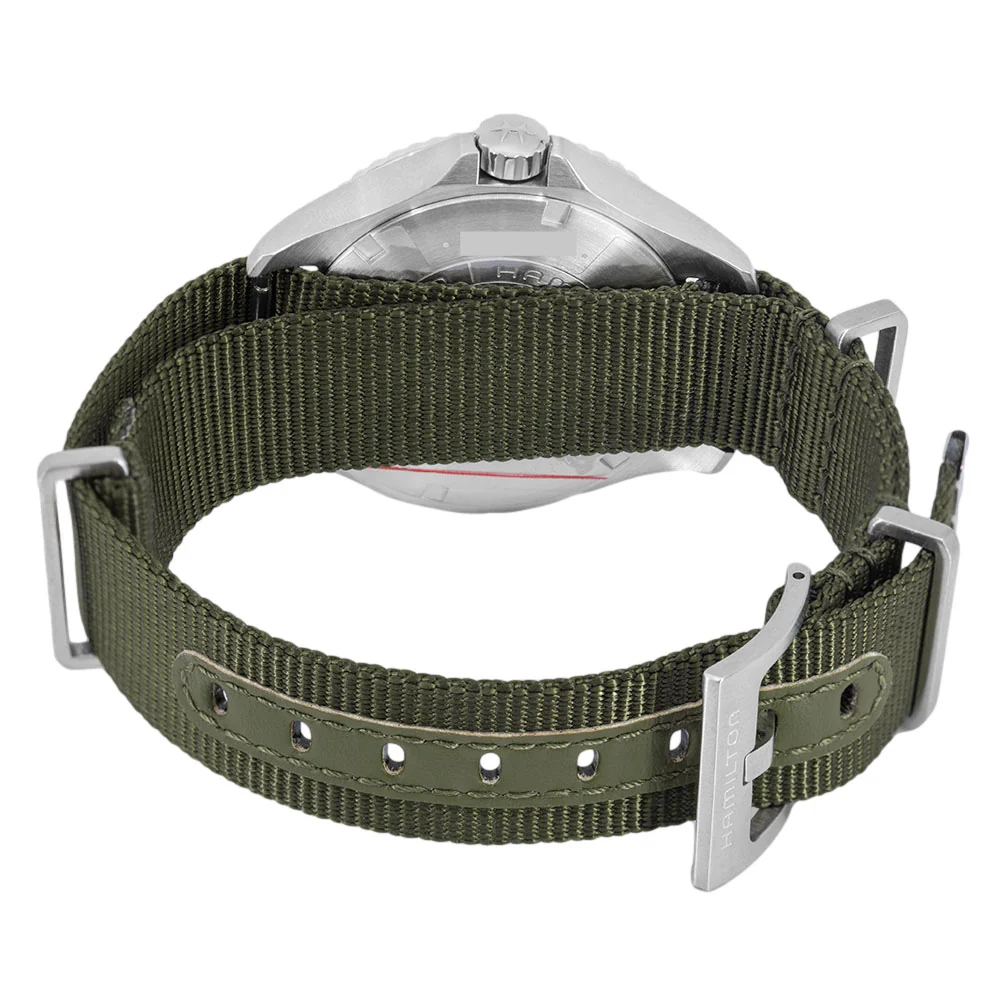 Hamilton H82241961 Khaki Navy Scuba Green Dial Quarzo - Image 5