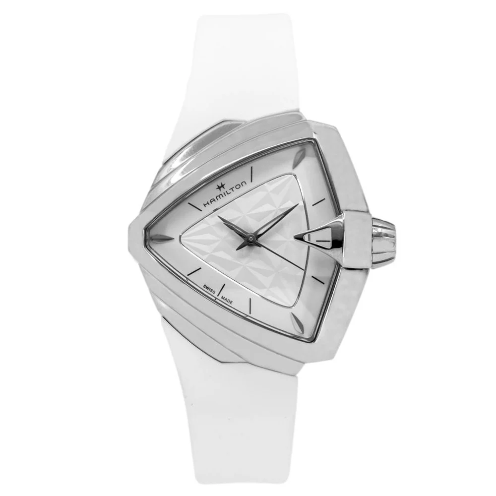Hamilton Ladies H24251310 Ventura S Quartz White Watch - Image 2