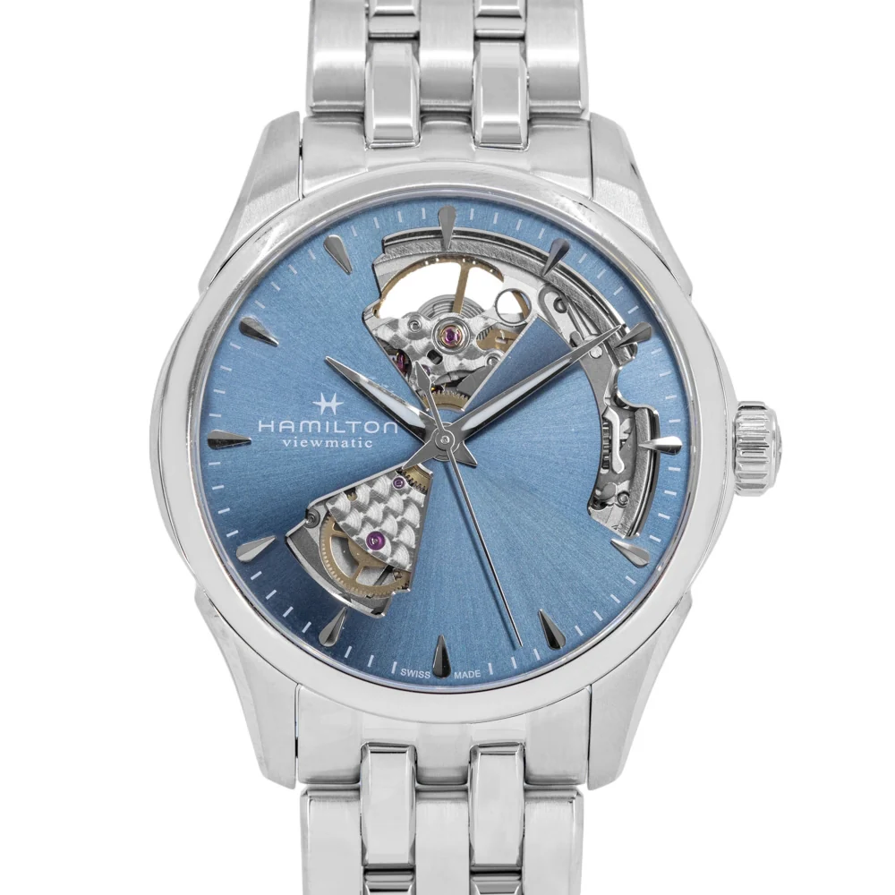 Hamilton Ladies H32215140 Open Heart Blue Dial Watch - Image 3