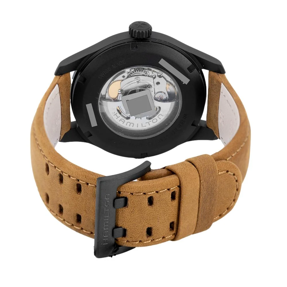 Hamilton Man's H70665533 Khaki Field Titanium Auto Watch - Image 4
