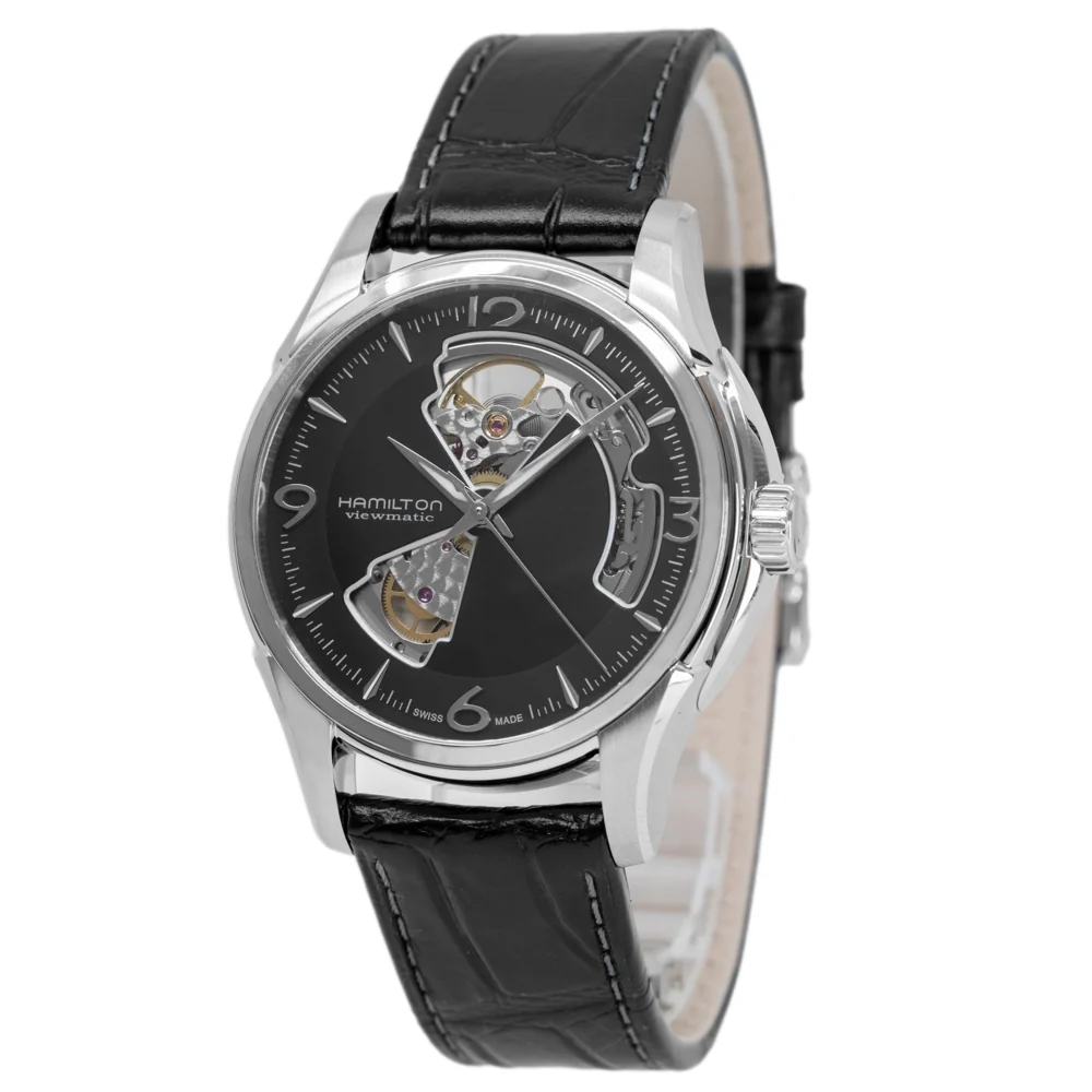 Hamilton Men's H32565735 Jazzmaster Open Heart Watch