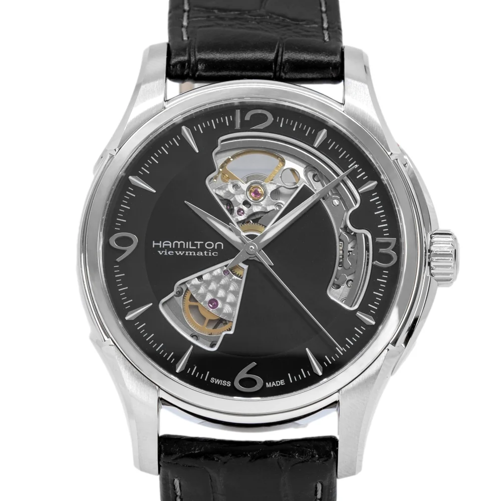 Hamilton Men's H32565735 Jazzmaster Open Heart Watch - Image 3