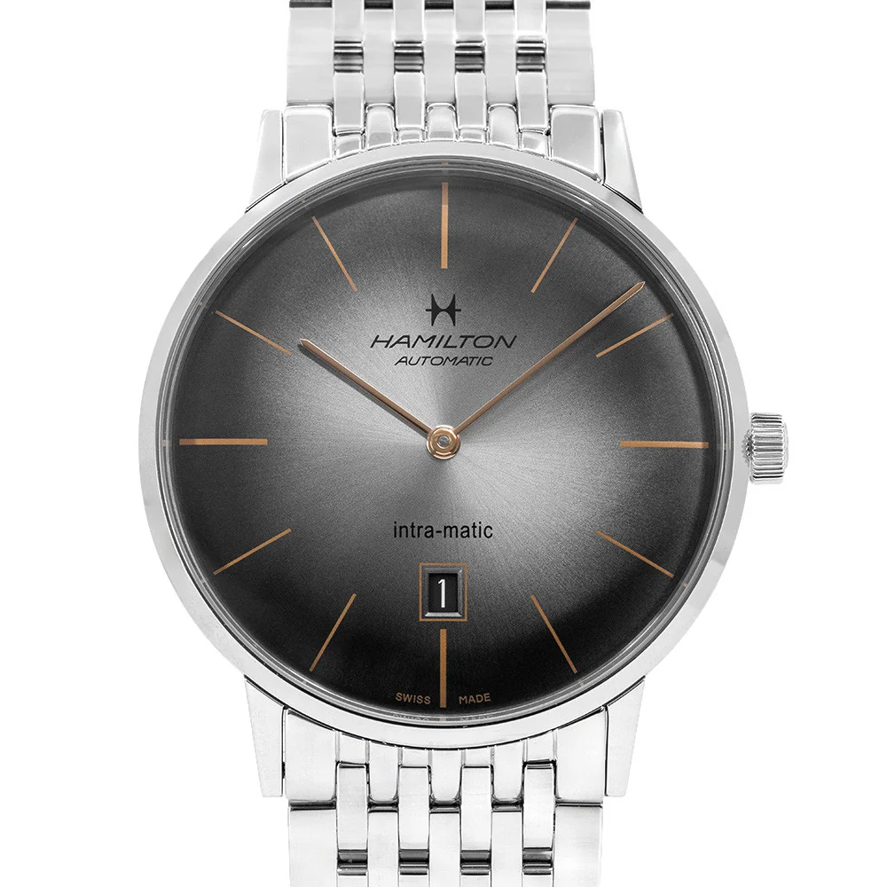 Hamilton Men's H38755181 American Classic Intra-Matic Auto - Image 2