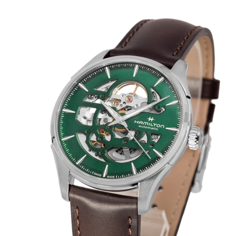 Hamilton Men's H42535560 Jazzmaster Skeleton 40mm Automatic - Image 10