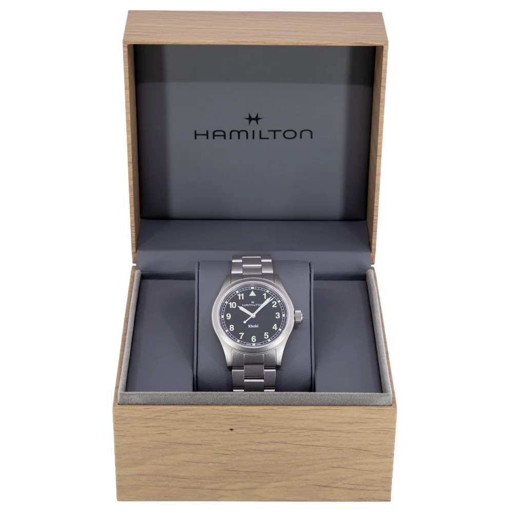 Hamilton Men's H69401130 Khaki Field 38mm Quartz - Image 8
