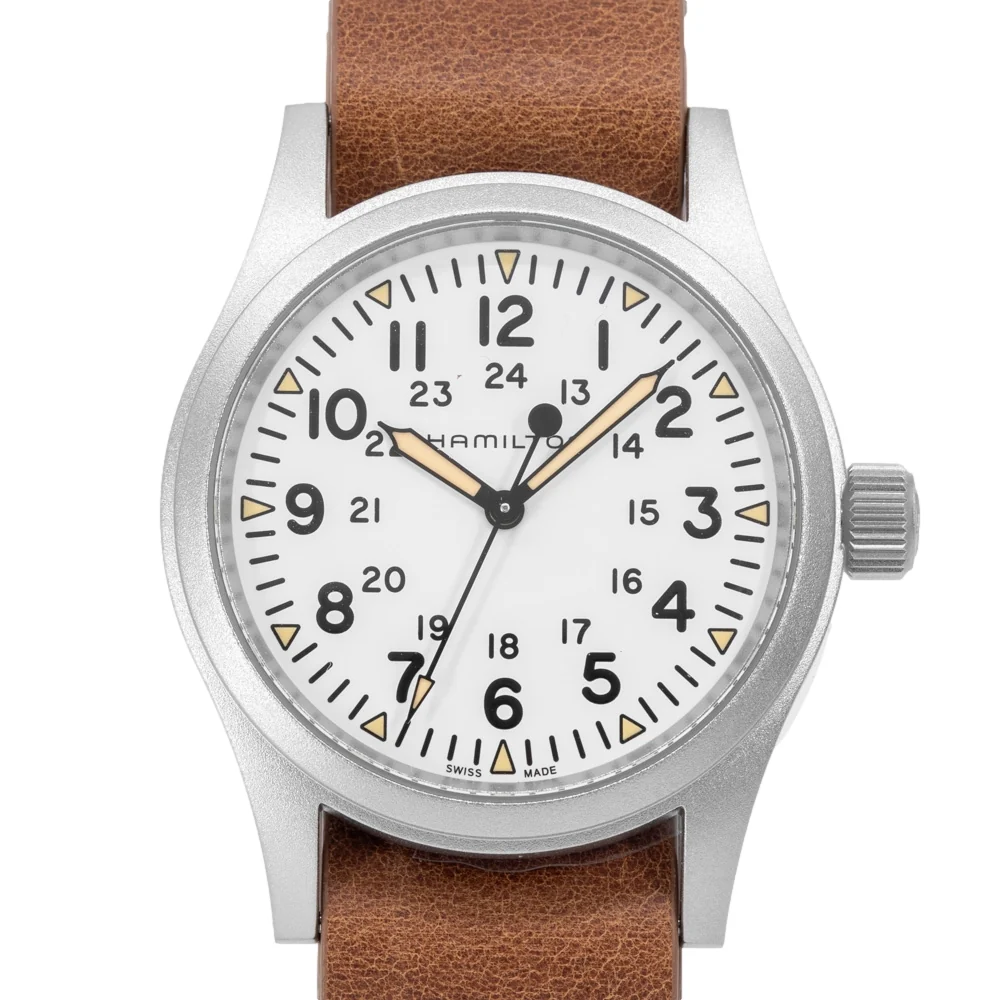 Hamilton Men's H69439511 Khaki Field 38mm Manual Watch - Image 3