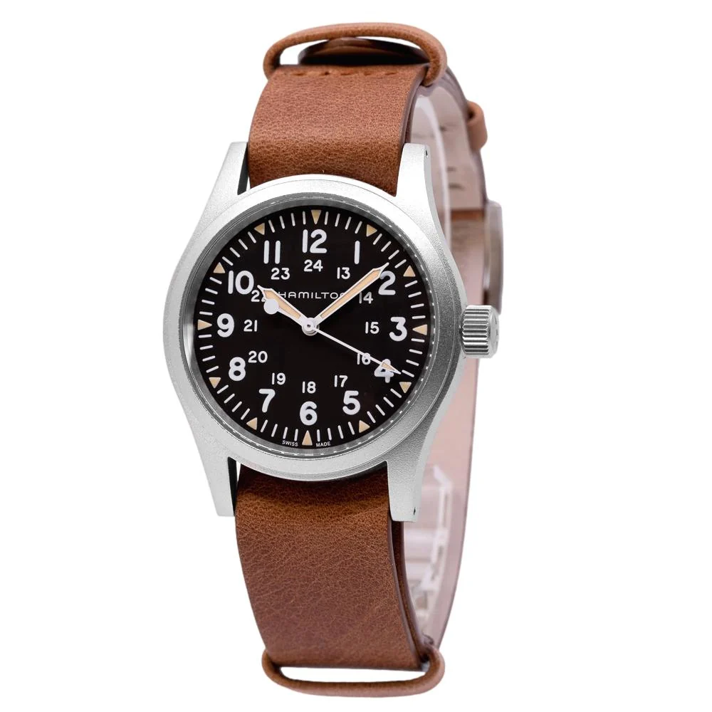 Hamilton Men's H69439531 Khaki Field Black Dial Watch