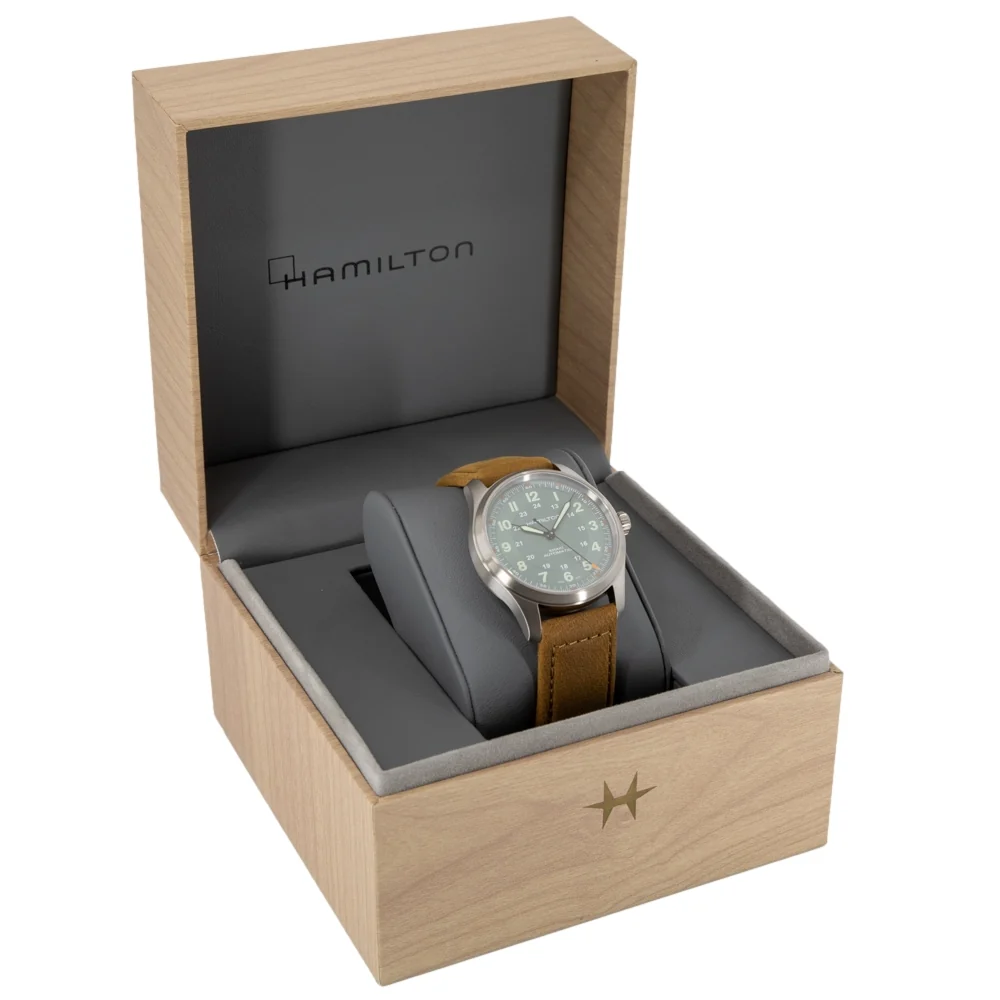Hamilton Men's H70205860 Khaki Field Titanium Auto - Image 9