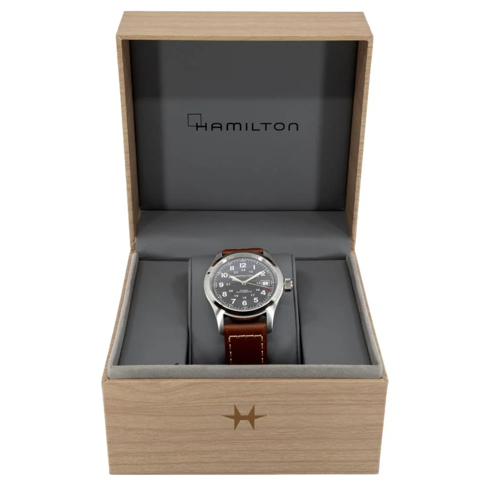 Hamilton Men's H70455533 Khaki Field Watch - Image 7