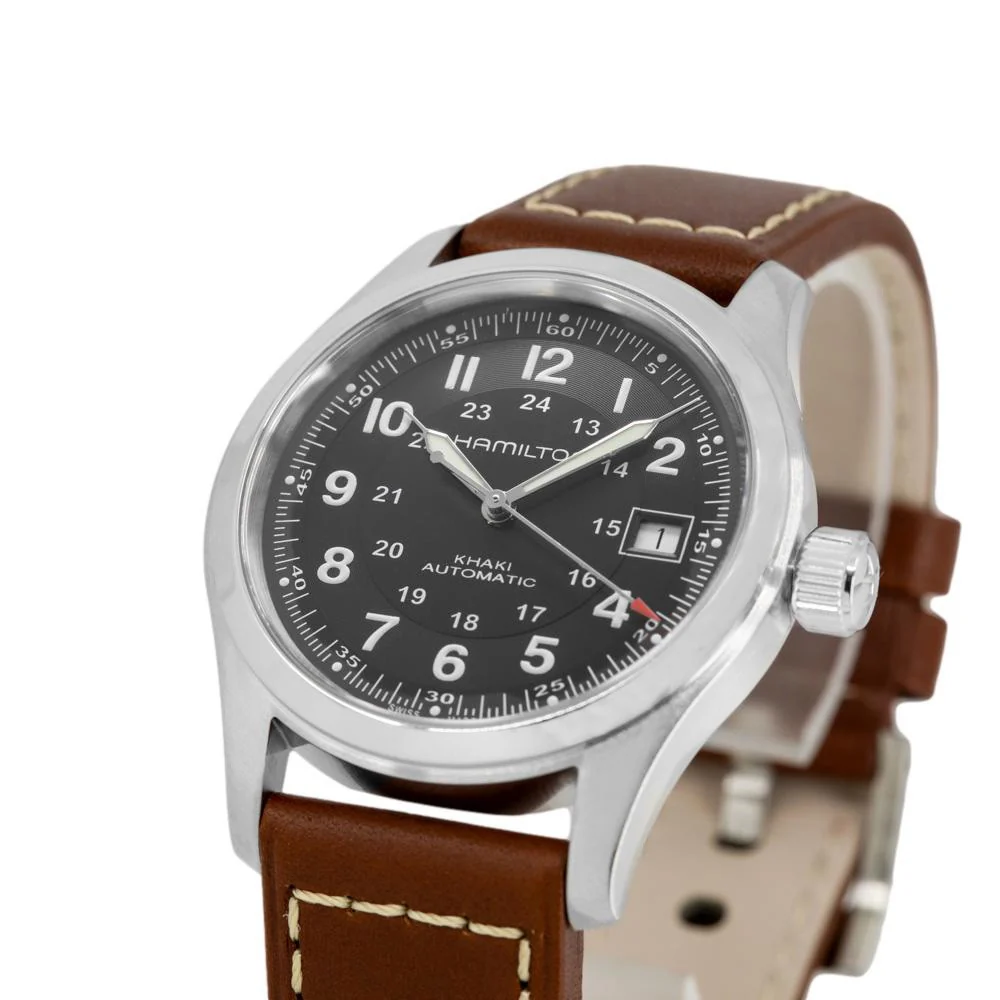 Hamilton Men's H70455533 Khaki Field Watch - Image 9