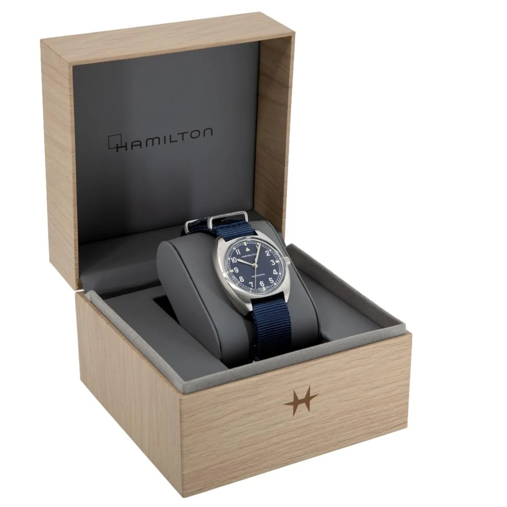 Hamilton Men's H76419941 Khaki Aviation Pilot Blue Watch - Image 9