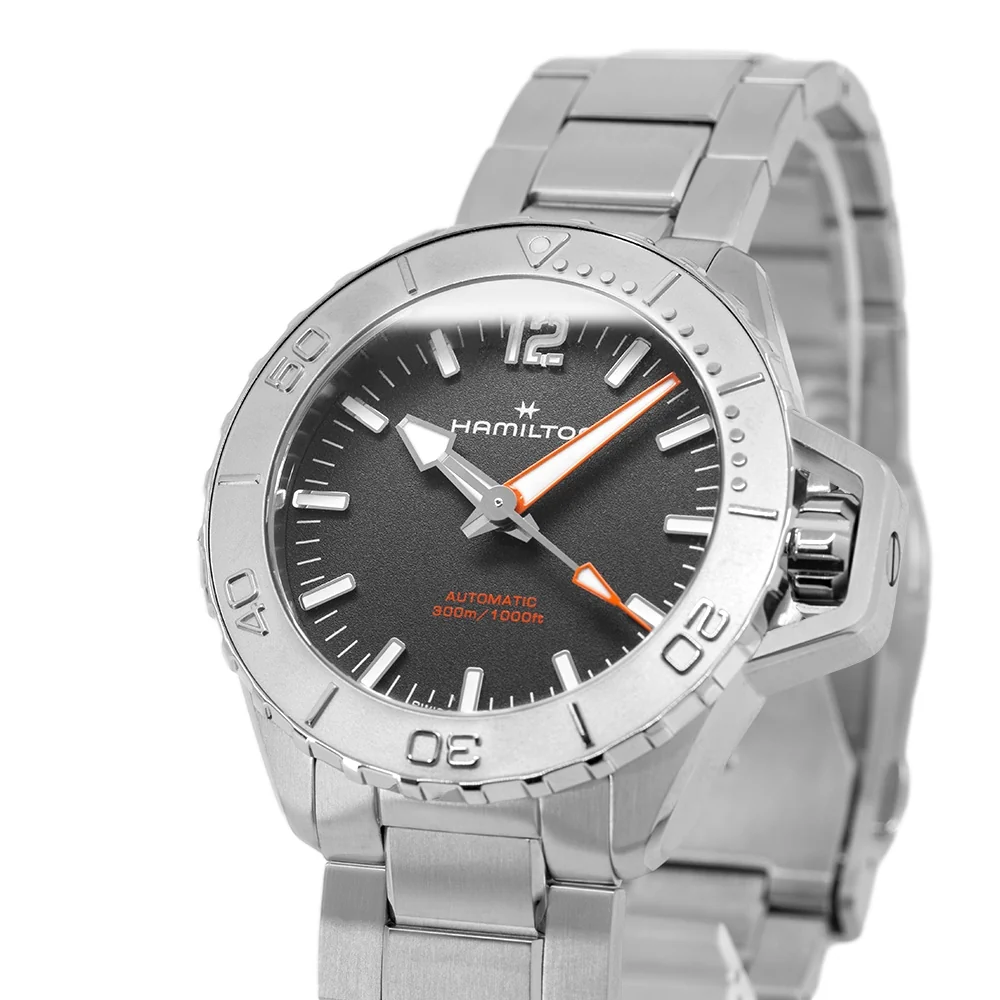 Hamilton Men's H77485130 Khaki Navy Frogman Auto - Image 10