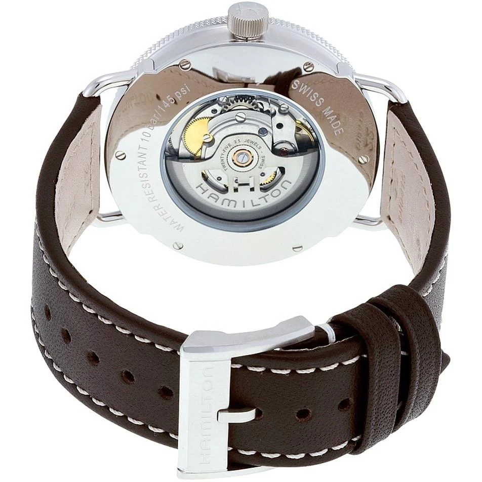Hamilton Men's H77715553 Khaki Navy Pioneer Watch - Image 3