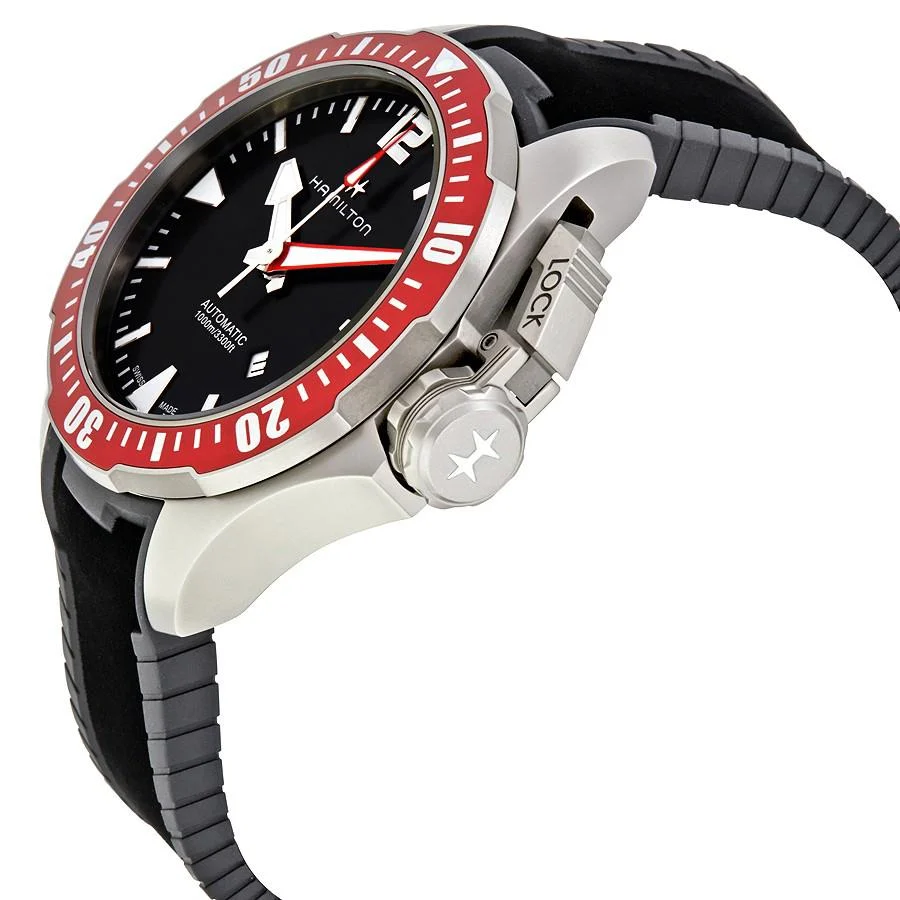 Hamilton Men's H77805335 Khaki Navy Frogman Titanium Auto - Image 2