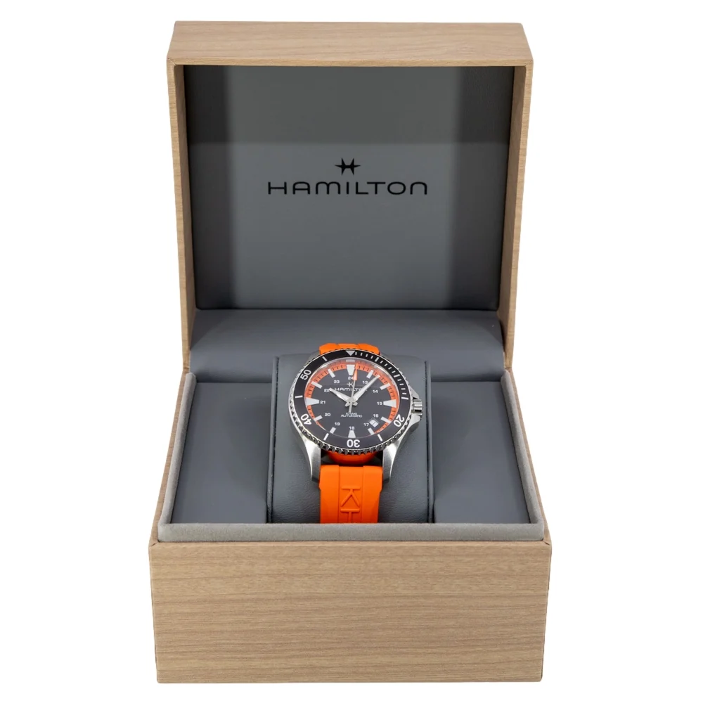 Hamilton Men's H82395331Khaki Navy Scuba Auto - Image 8