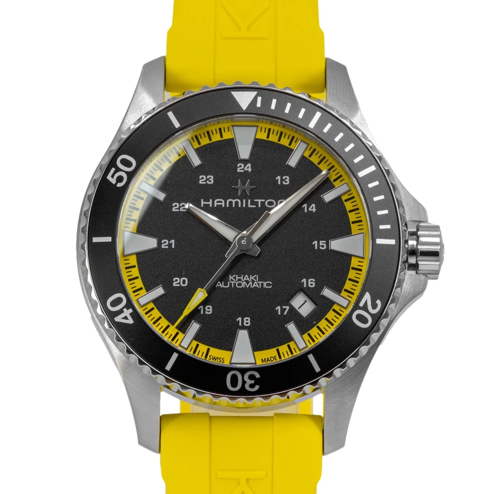 Hamilton Men's H82395332 Khaki Navy Scuba Auto - Image 3