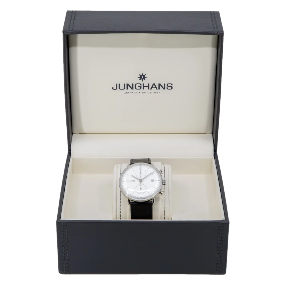 Junghans Men's 27/4600.02 MaxBill Chronoscope Sapphire Auto - Image 8