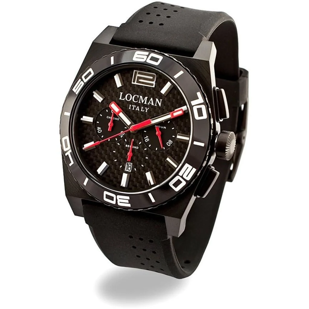 Locman 0212BKKA-CBKSIK Stealth Mare Quartz Men's Watch