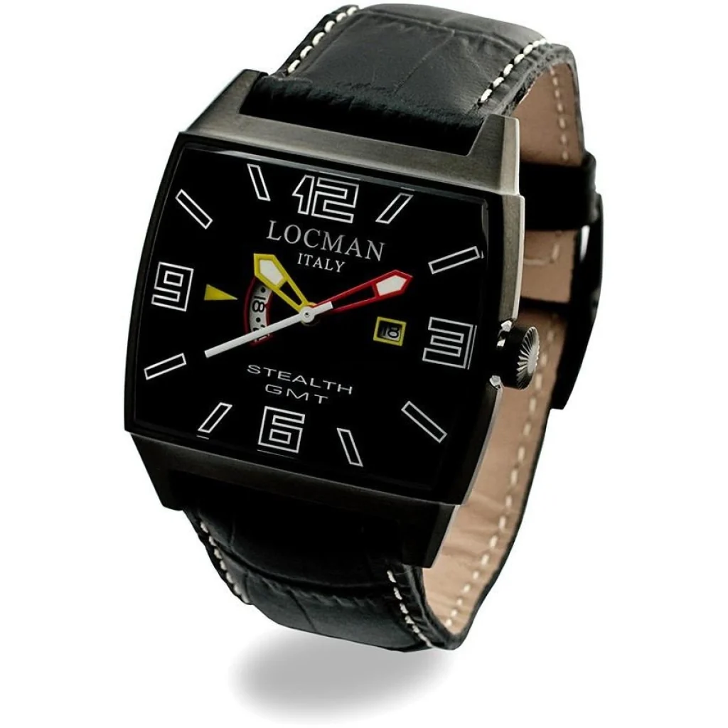 Locman 0300BKBKFYLRPSK Stealth Quartz Men's Watch
