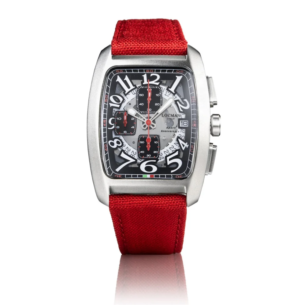 Locman 0472L22S-LLT0RDCR Sport Anniversary Quartz Men's Watch - Image 2