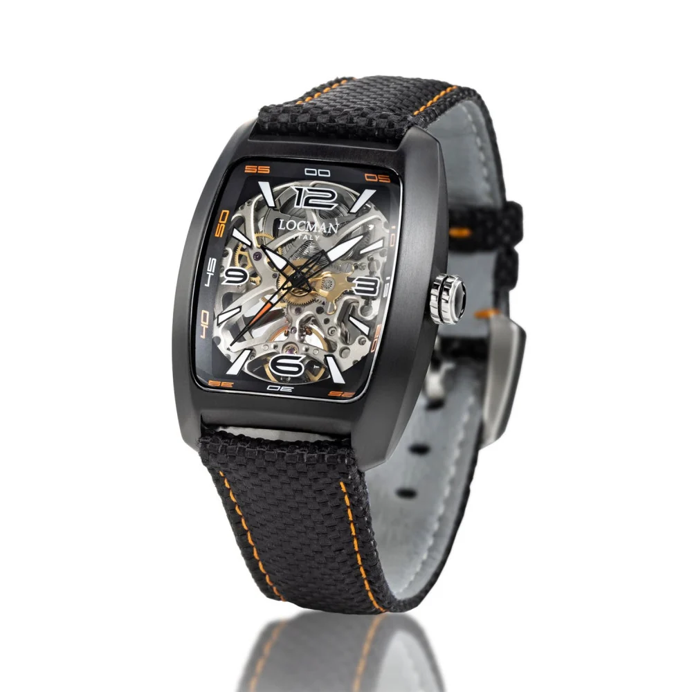 Locman 0474K22S-BKT0KOCK Sport Skeleton Automatic Men's Watch