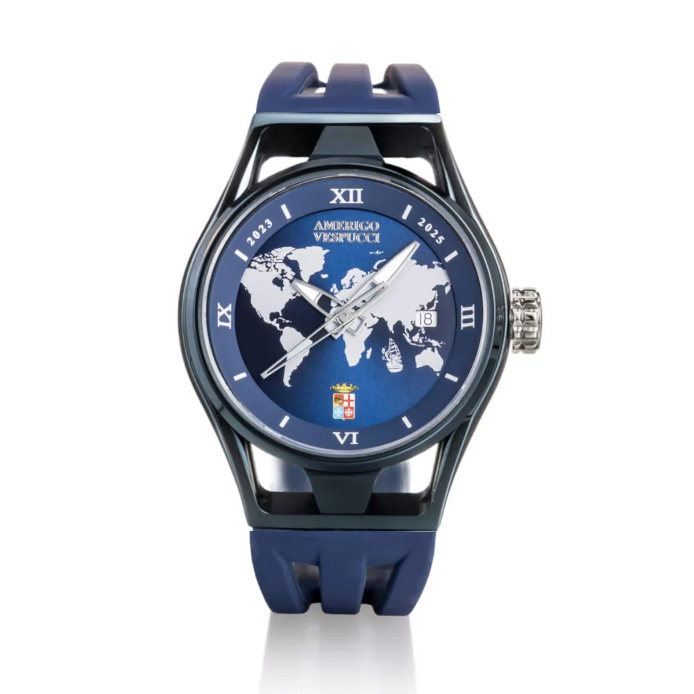 Locman 0537B02S-BLAMVESB Montecristo Automatic Amerigo Vespucci Men's Watch