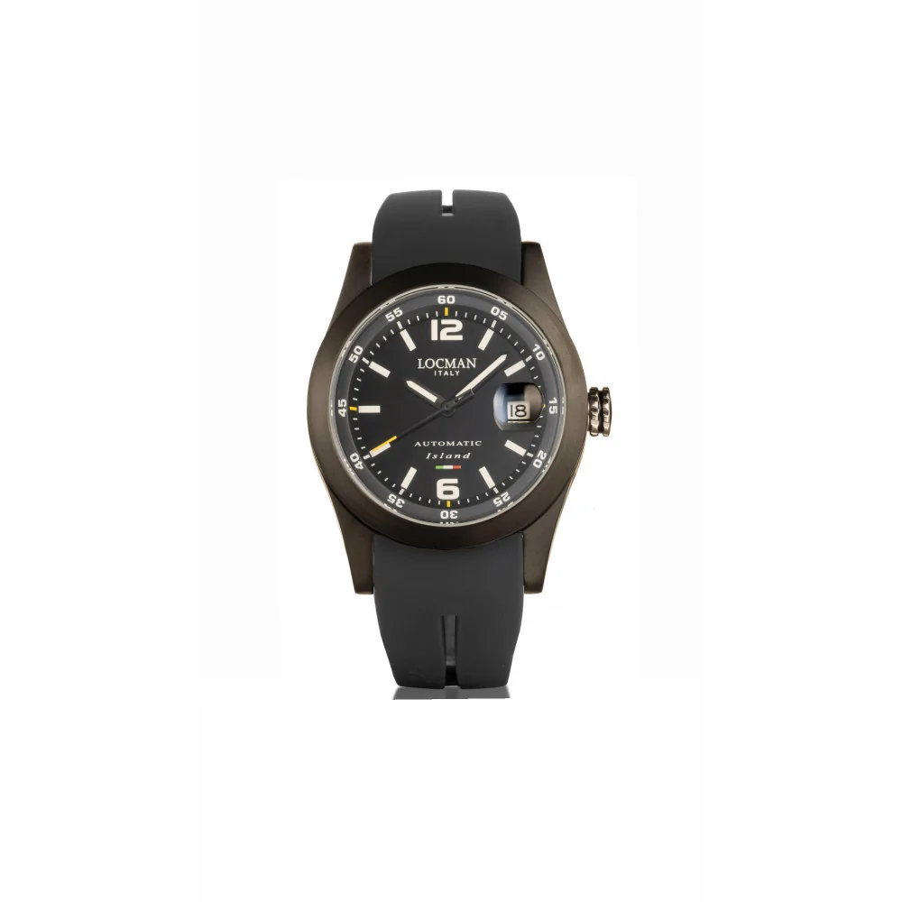 Locman 0615K01S-BKBKWHSK NUOVO ISLAND Automatic Men's Watch