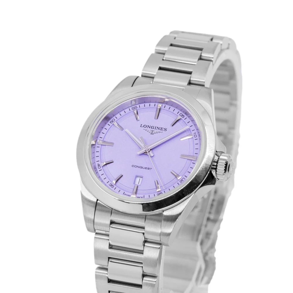 Longines L3.350.4.02.6 Conquest Quartz Woman's Watch - Image 4
