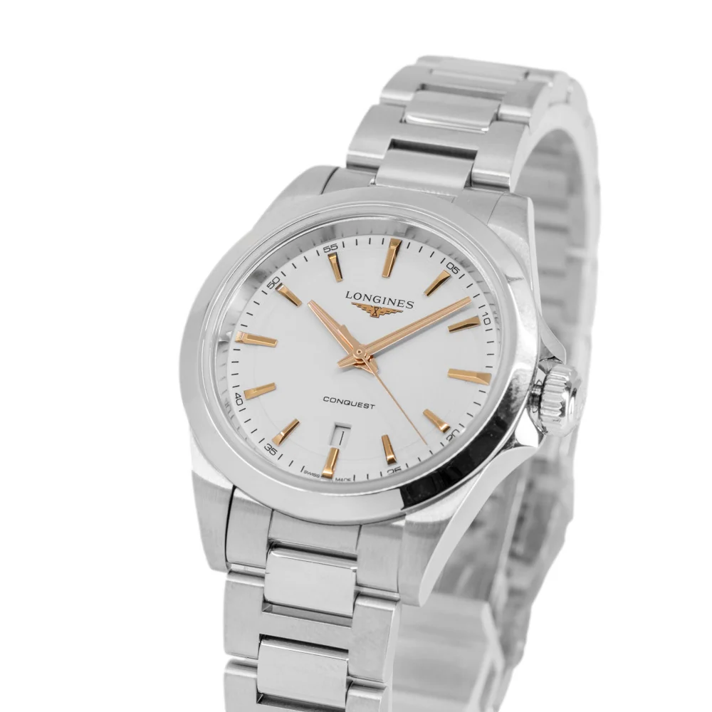 Longines L3.350.4.18.6 Conquest Quartz Men's Watch - Image 4