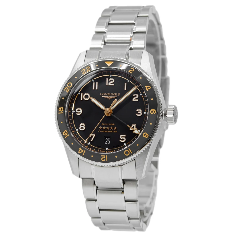 Longines L38024506 Spirit Zulu Time Automatic Men's Watch
