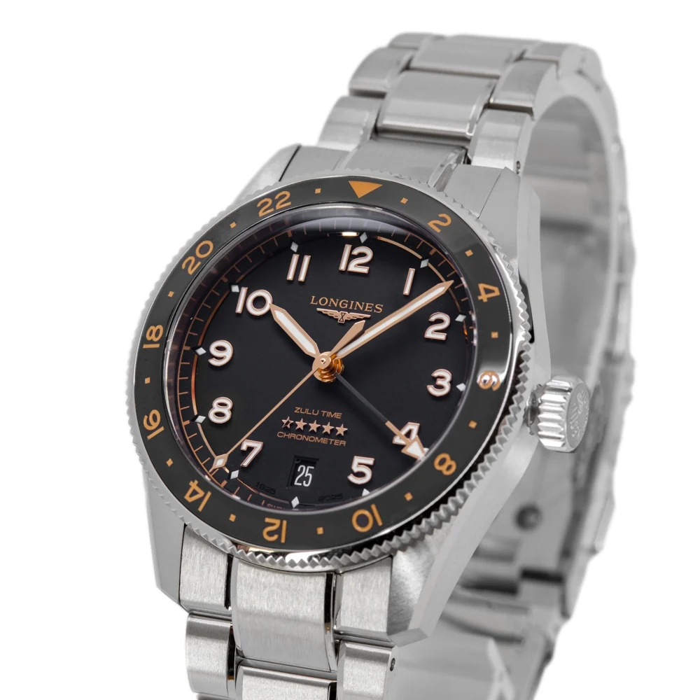 Longines L38024506 Spirit Zulu Time Automatic Men's Watch - Image 9
